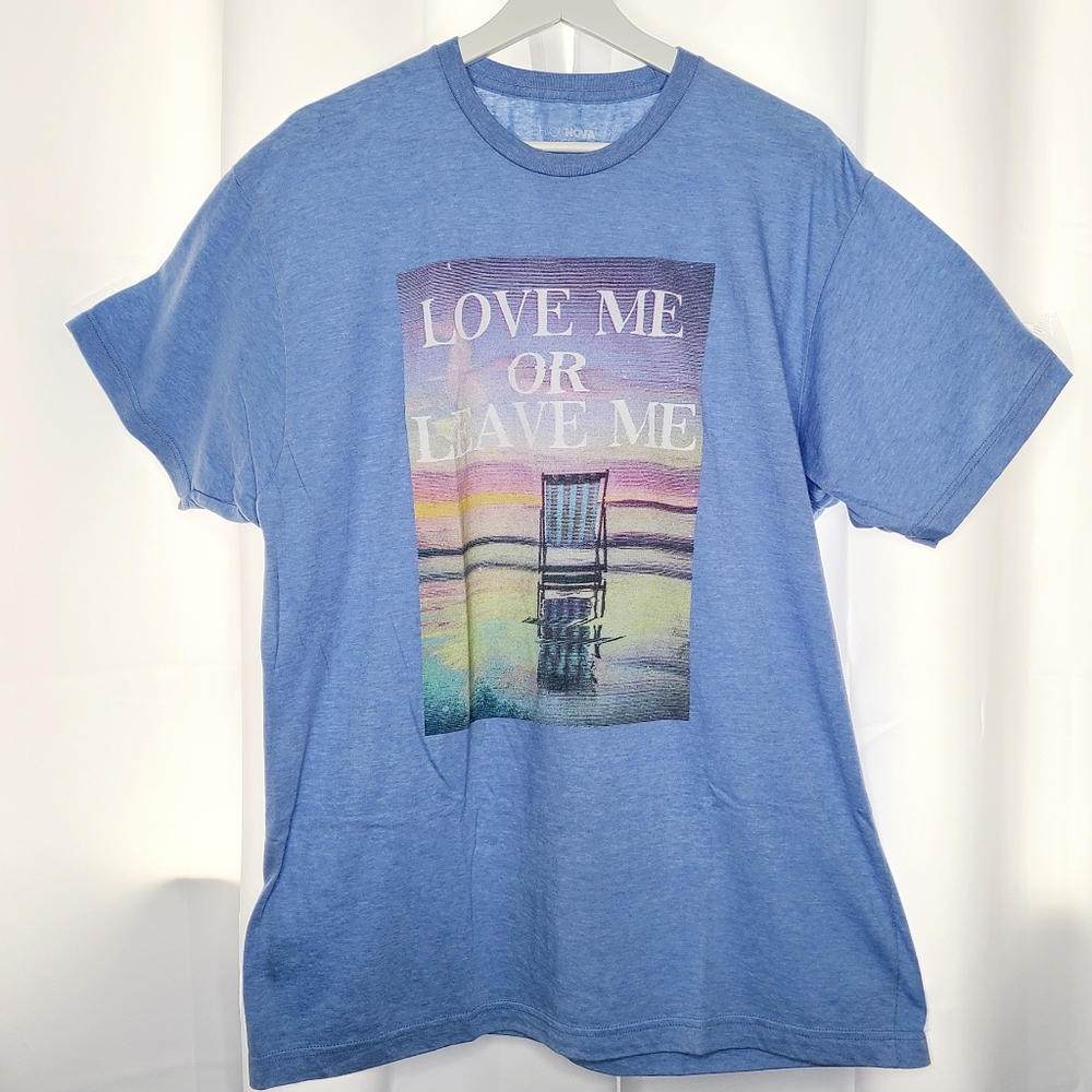 ❗️NWOT❗️ FASHION NOVA Men’s “LOVE ME or LEAVE ME” T-shirt  E